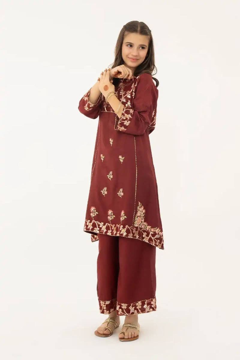 2 Piece - Embroidered Jacquard Suit thumbnail