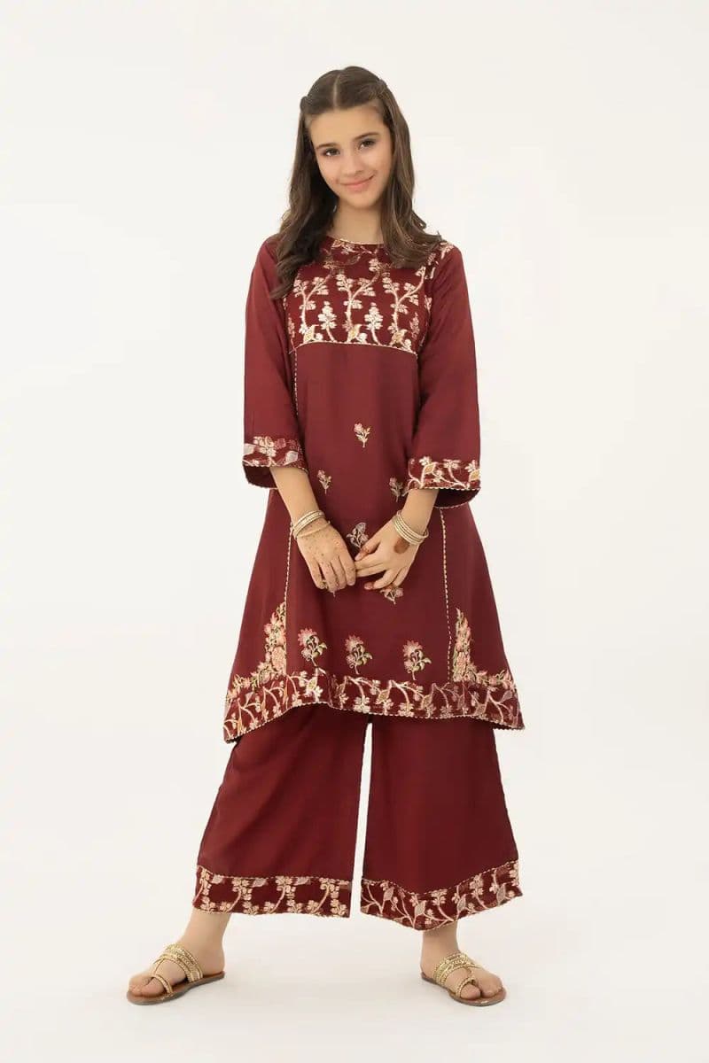 2 Piece - Embroidered Jacquard Suit thumbnail