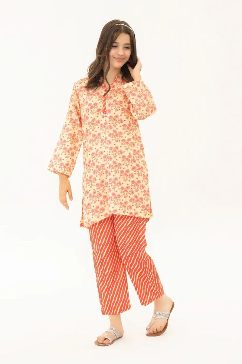2 Piece - Printed Arabic Lawn Suit thumbnail
