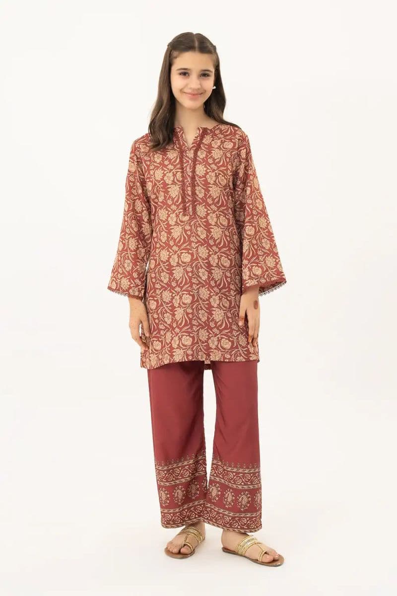 2 Piece - Printed Arabic Lawn Suit thumbnail