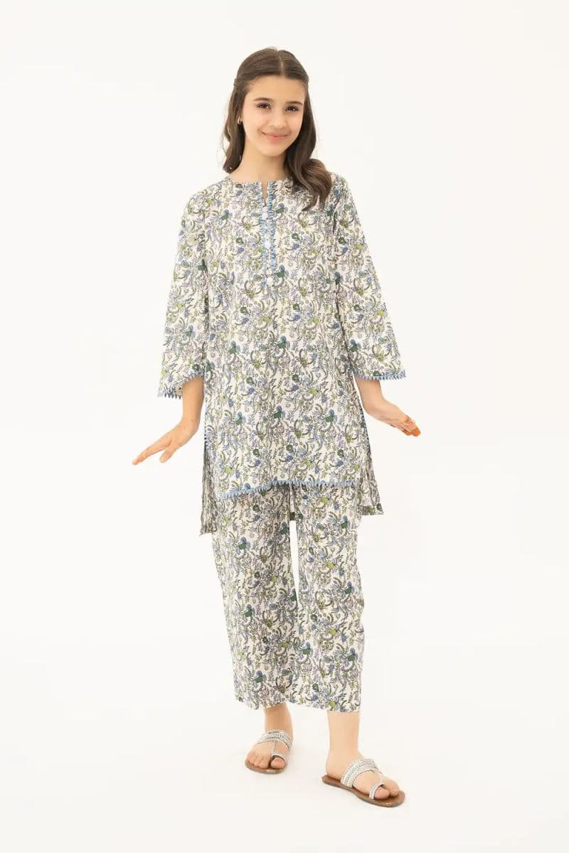 2 Piece - Printed Cotton Lawn Suit thumbnail