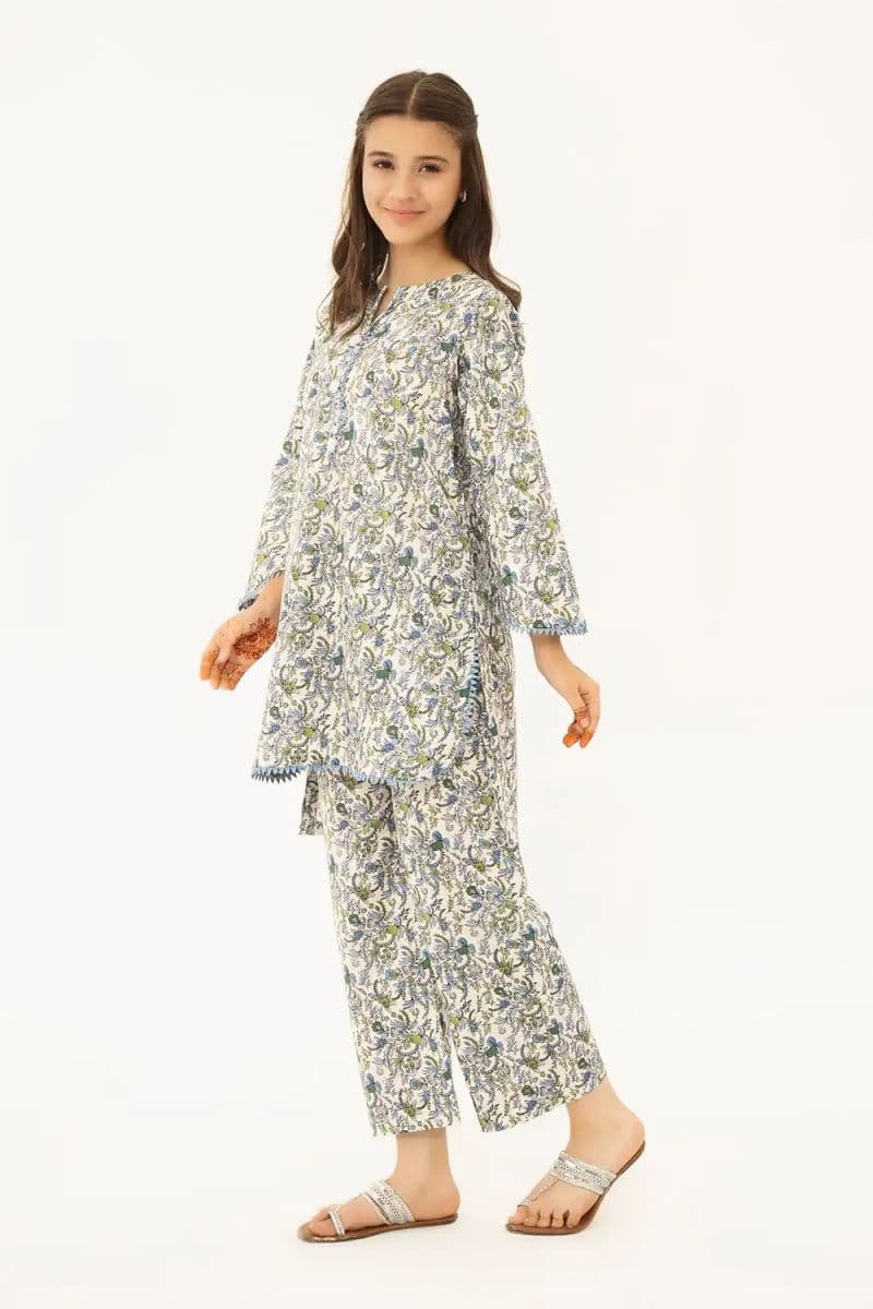 2 Piece - Printed Cotton Lawn Suit thumbnail