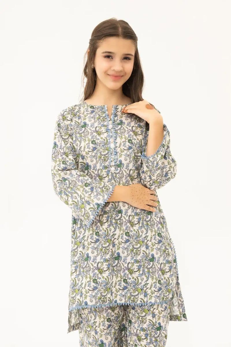 2 Piece - Printed Cotton Lawn Suit thumbnail