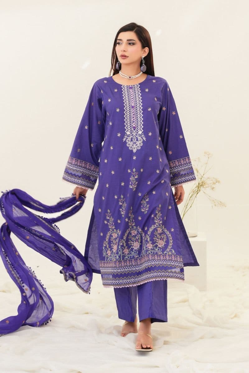 3 Piece - Embroidered Lawn Suit thumbnail