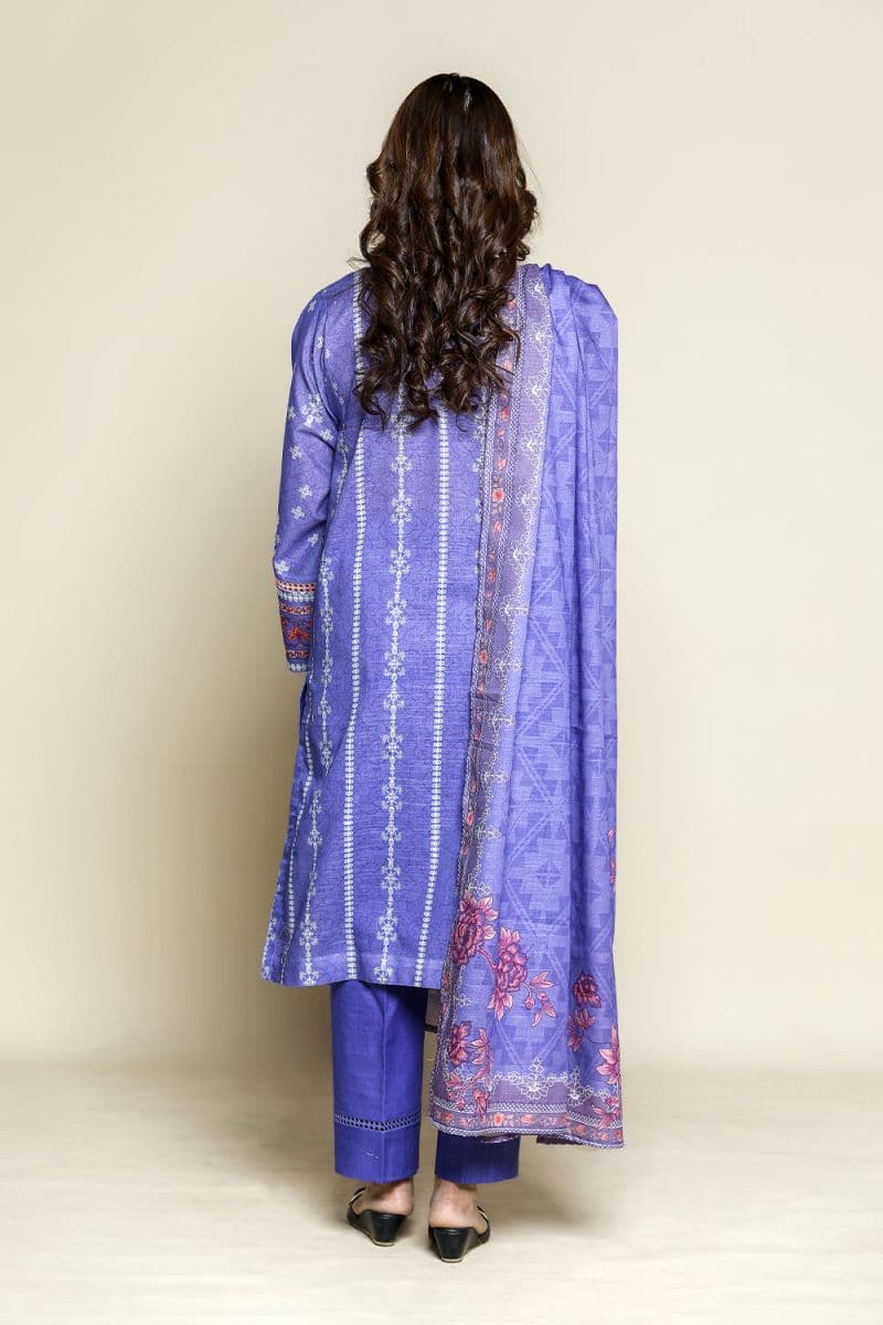 3 Piece - Printed Khaddar Suit thumbnail