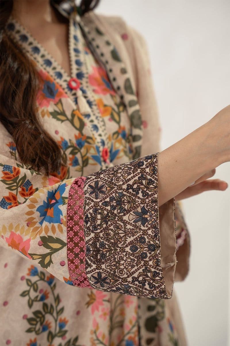 3 Piece - Printed Arabic Lawn Suit thumbnail