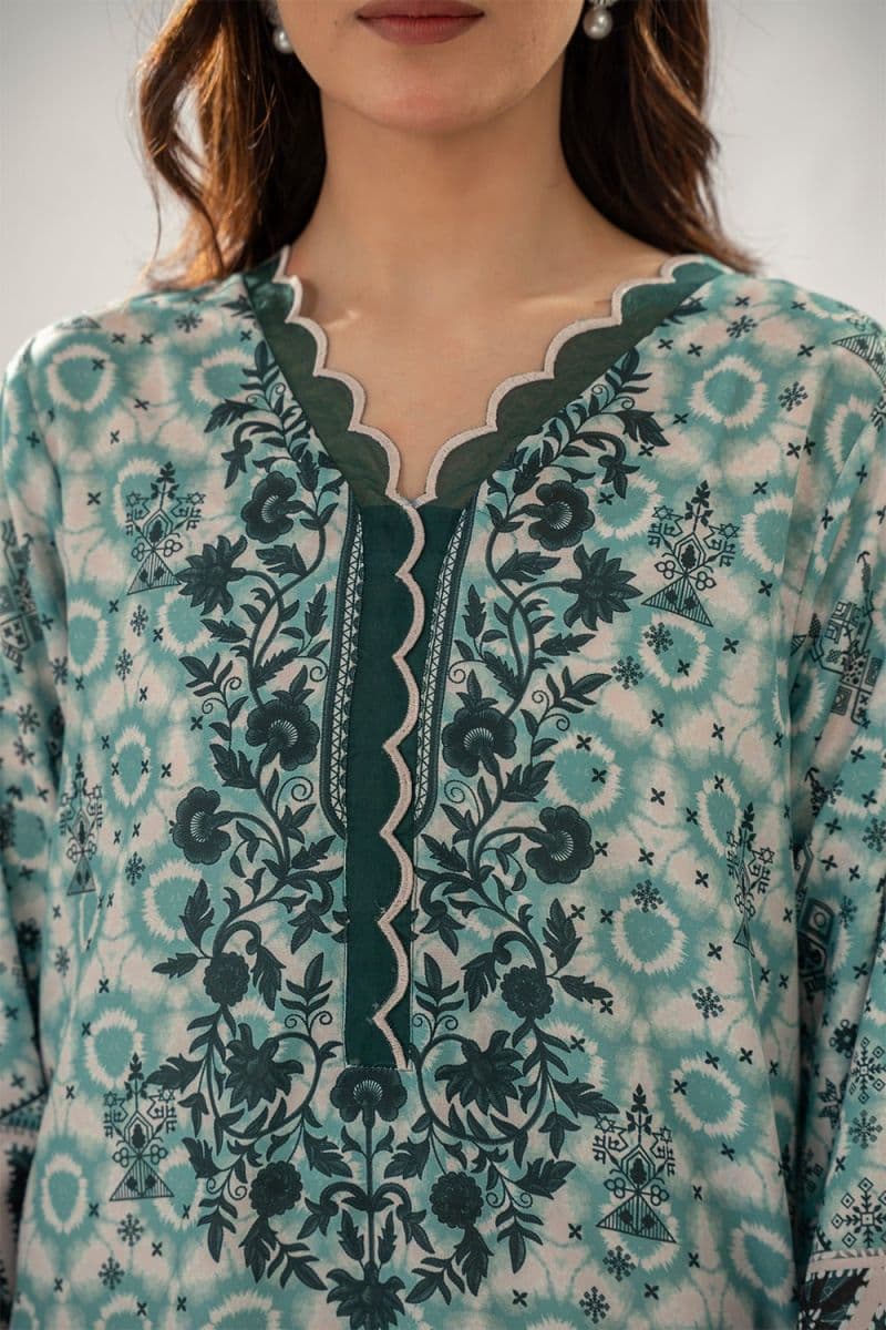 3 Piece - Printed Arabic Lawn Suit thumbnail