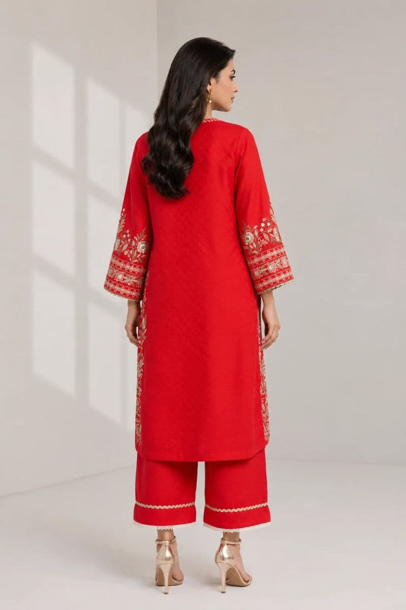 2 Piece - Embroidered JACQUARD Suit thumbnail