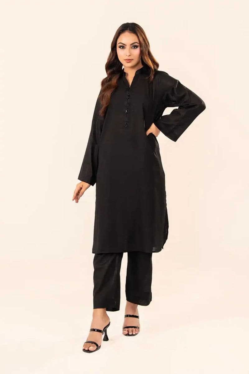 2 Piece - Dyed Khaddar Suit thumbnail