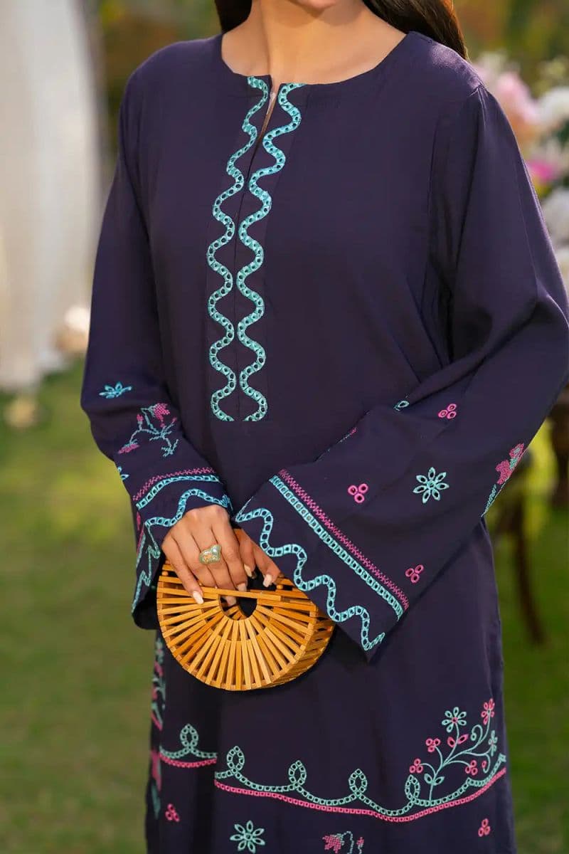 2 Piece - Embroidered Linen Suit thumbnail