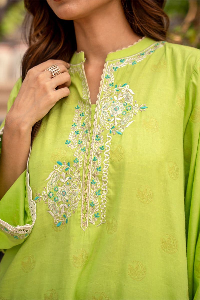 2 Piece - Embroidered Jacquard Suit thumbnail
