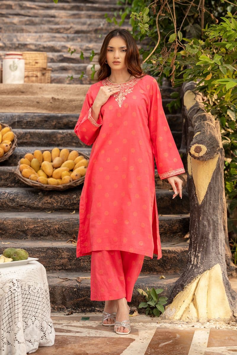 2 Piece - Embroidered Jacquard Suit thumbnail