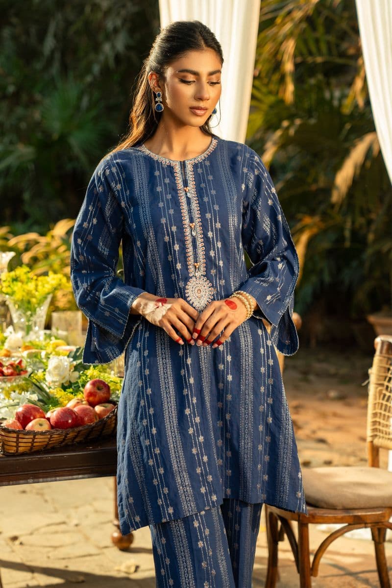 2 Piece - Embroidered Jacquard Suit thumbnail