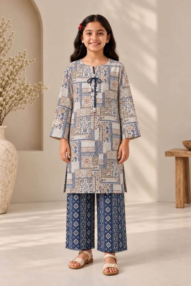 2 PIECE - PRINTED COTTON SUIT thumbnail