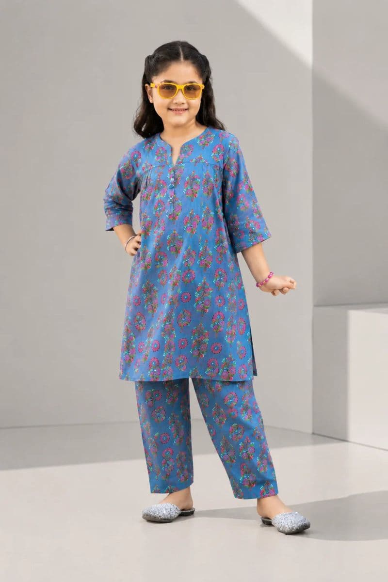 2 PIECE - PRINTED ARABIC LAWN SUIT thumbnail
