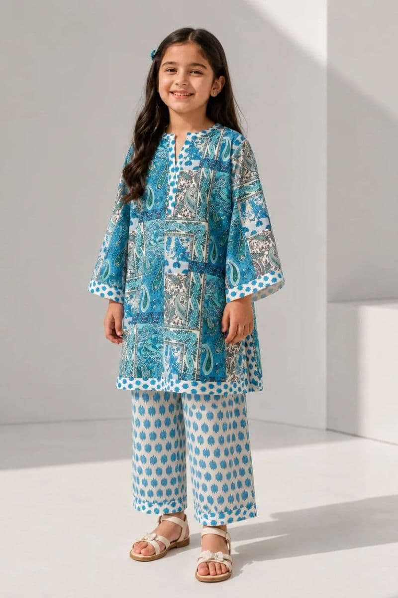 2 Piece - Printed Cambric Suit thumbnail
