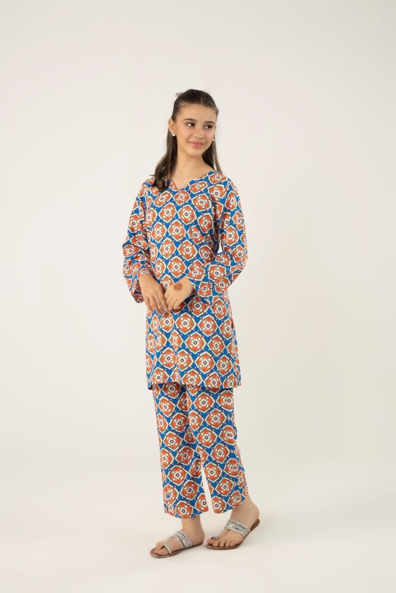 2 Piece - Printed Cambric Suit thumbnail