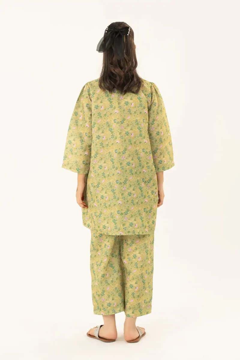 2 Piece - Printed Texture Suit - alternate view