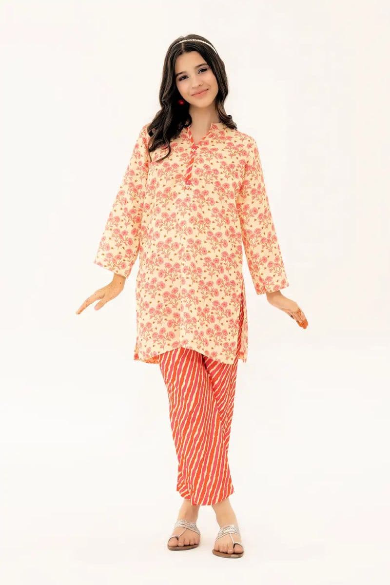 2 Piece - Printed Arabic Lawn Suit thumbnail