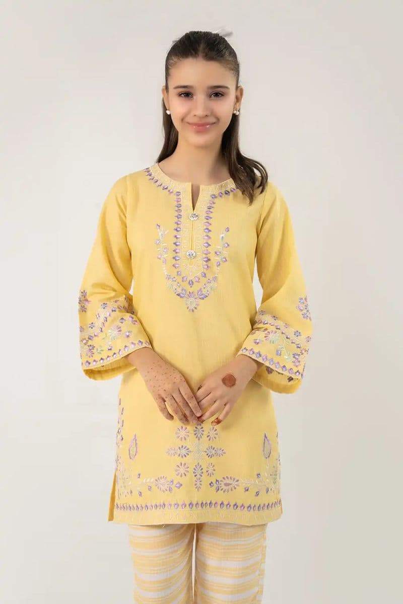 2 Piece - Embroidered Texture Suit thumbnail