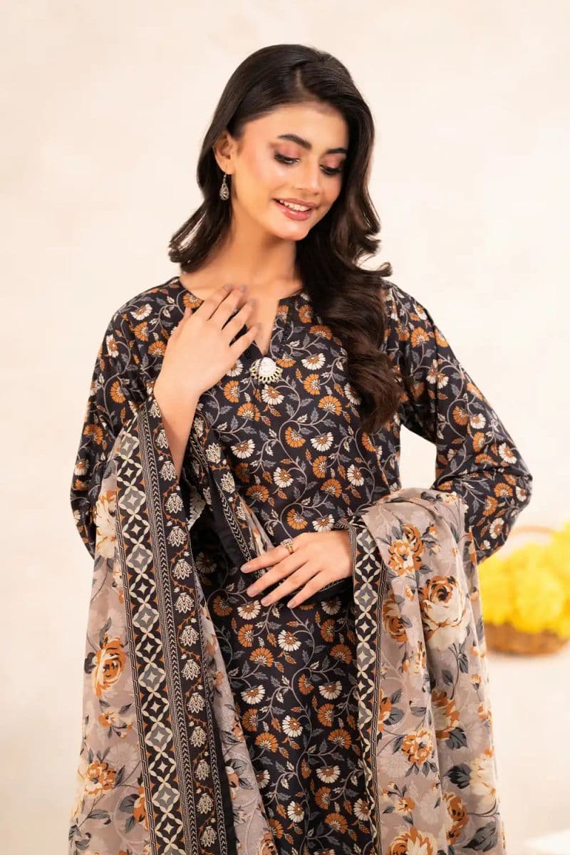3 Piece - Printed Lawn Suit thumbnail