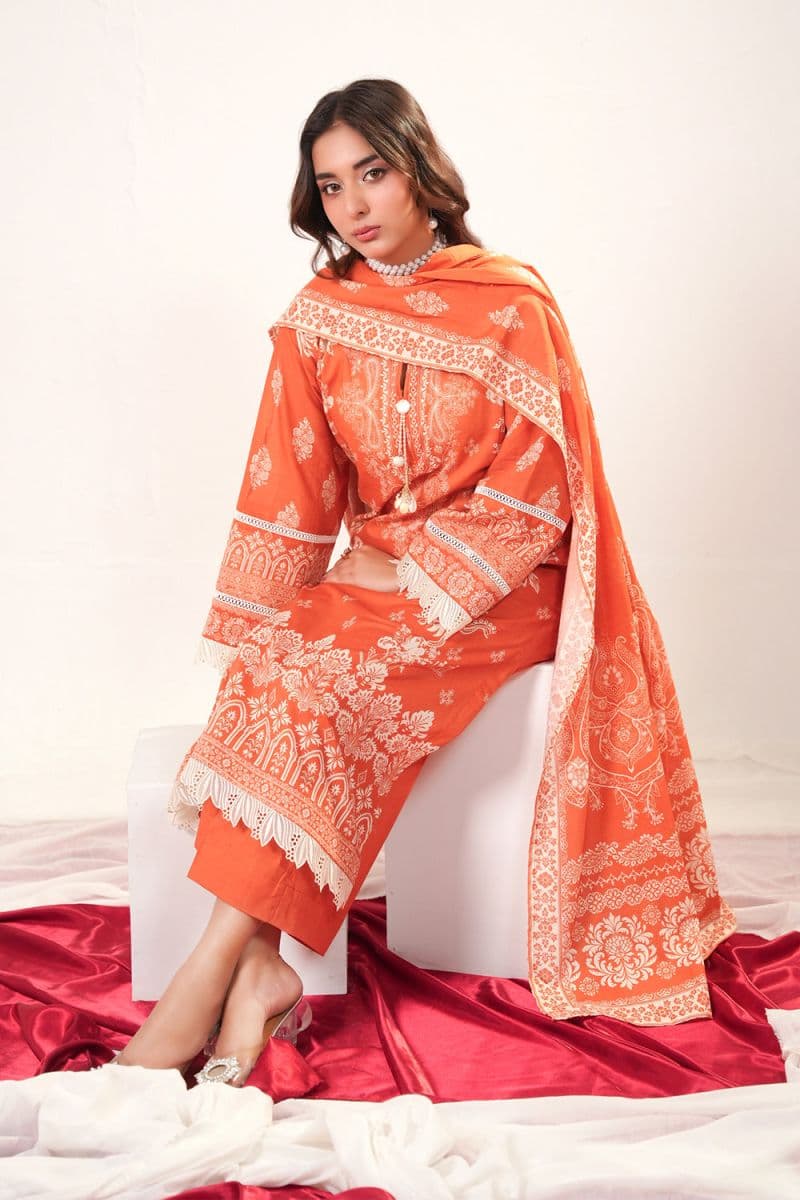 3 Piece - Printed Lawn Suit thumbnail
