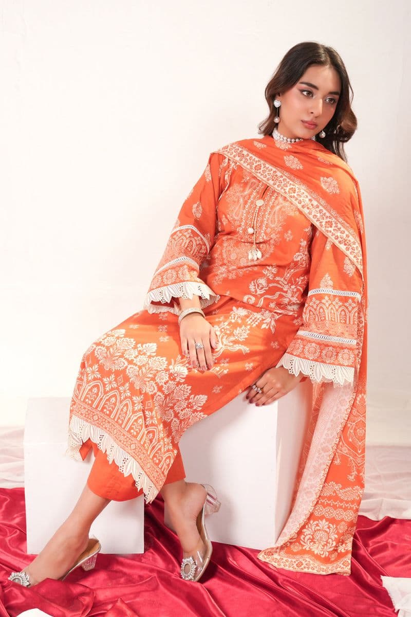 3 Piece - Printed Lawn Suit thumbnail