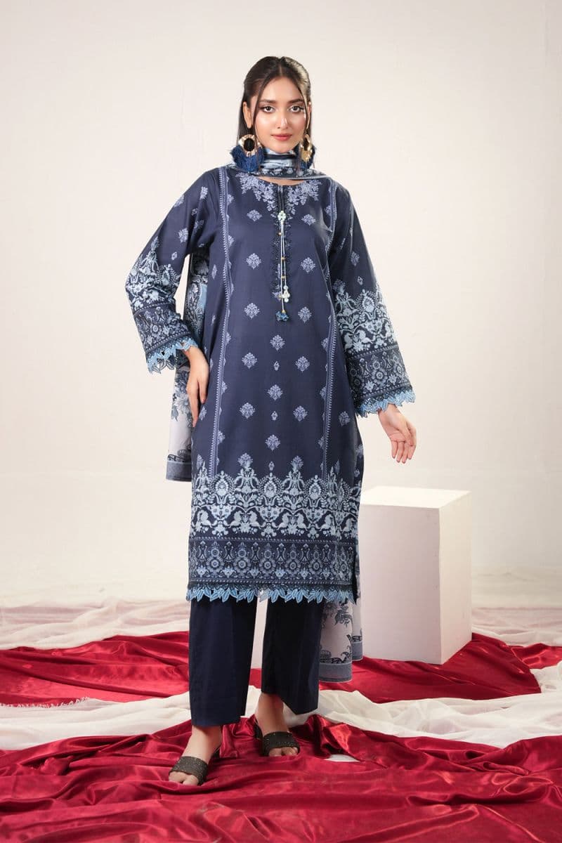 3 Piece - Printed Lawn Suit thumbnail
