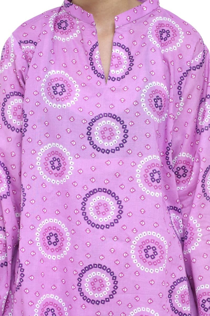 Plum Digital Lawn Purple Colour Printed White & Dark Purple Patterns On 2 Pc stitched suit for Girls. thumbnail