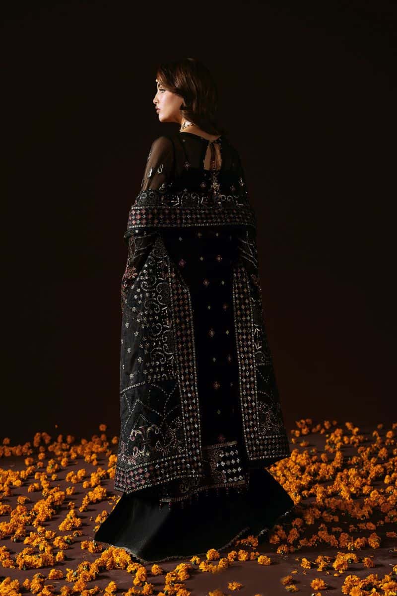 Embroidered Chiffon Unstitched Suit - alternate view
