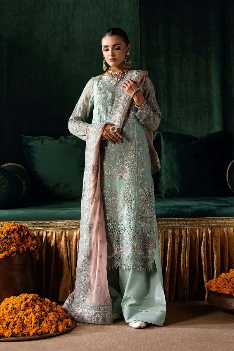 Embroidered Chiffon Unstitched Suit
