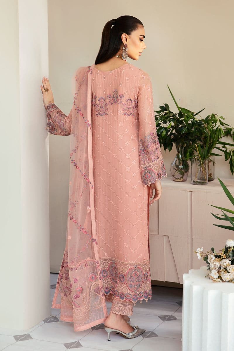 Embroidered Chiffon Unstitched Suit thumbnail