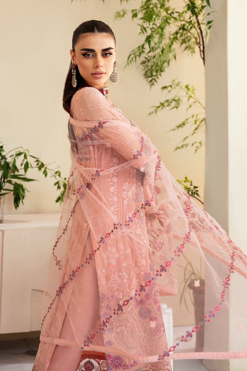 Embroidered Chiffon Unstitched Suit thumbnail
