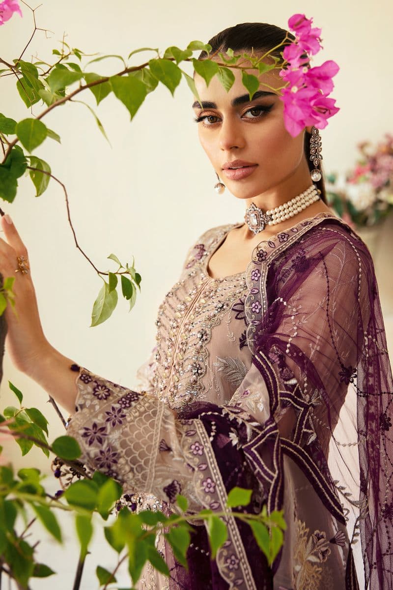 Embroidered Chiffon Unstitched Suit thumbnail