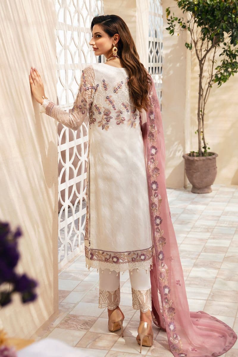 Embroidered Chiffon Unstitched Suit thumbnail