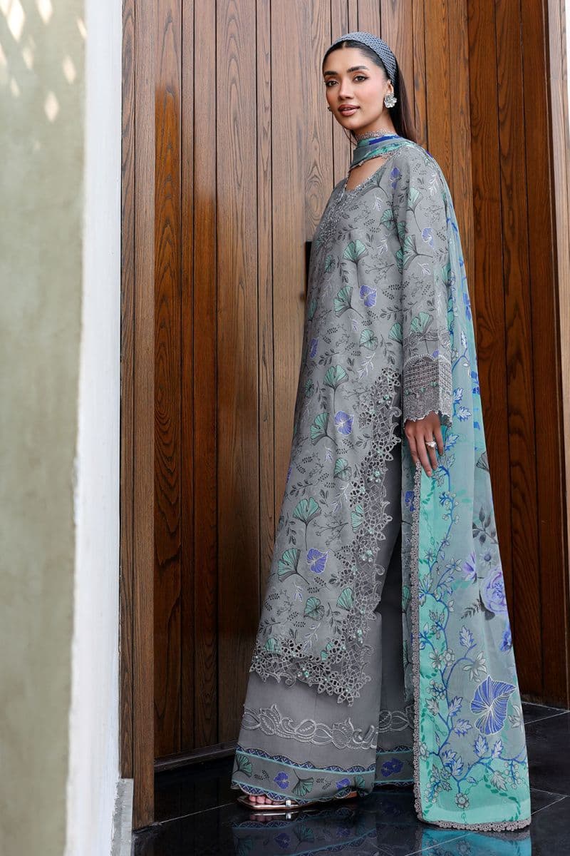Embroidered Lawn Unstitched Suit thumbnail