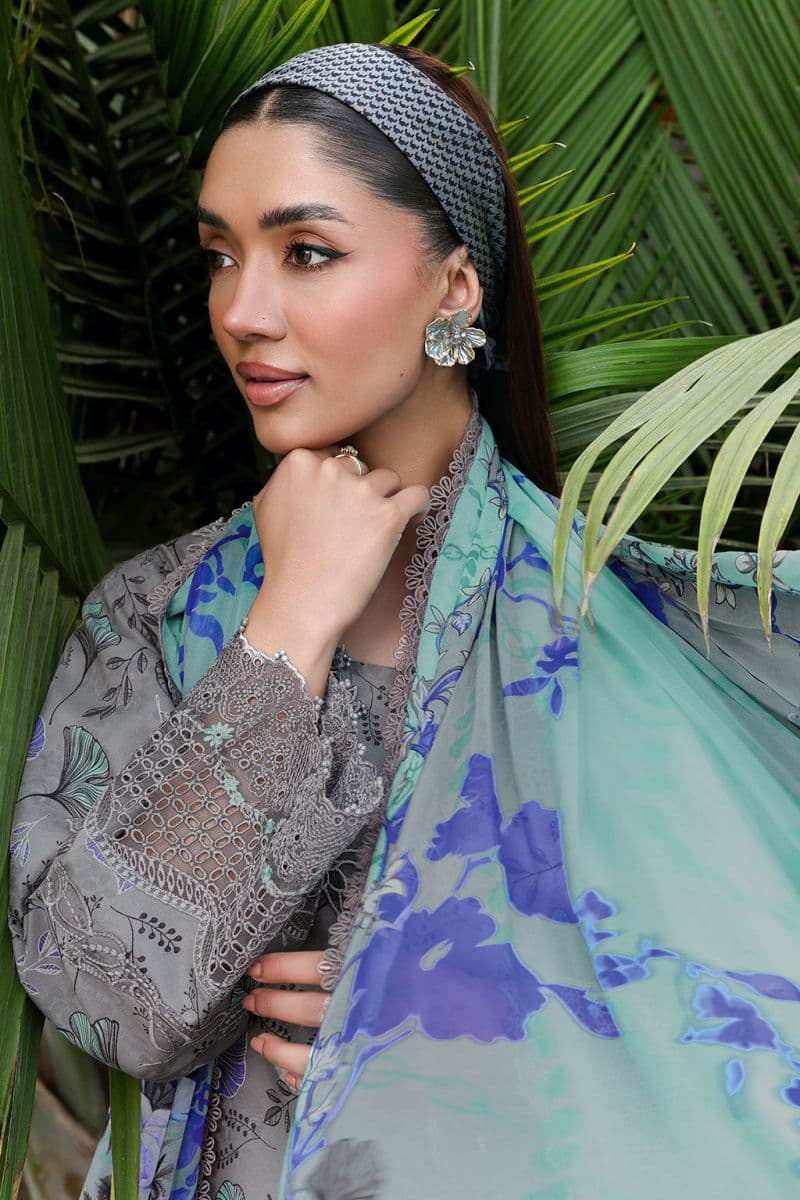Embroidered Lawn Unstitched Suit thumbnail