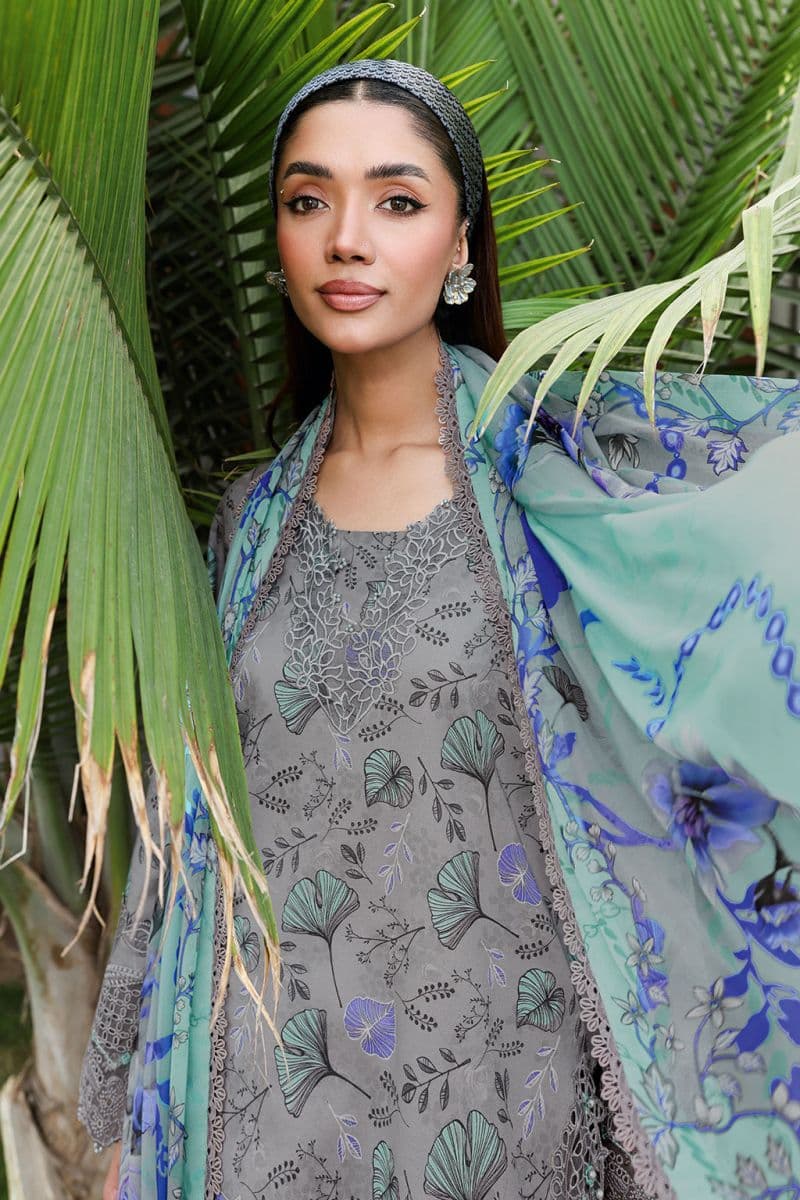 Embroidered Lawn Unstitched Suit thumbnail