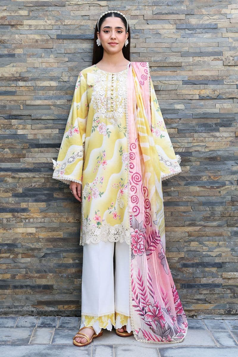 Embroidered Lawn Unstitched Suit thumbnail