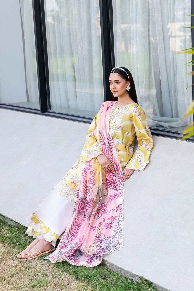 Embroidered Lawn Unstitched Suit thumbnail