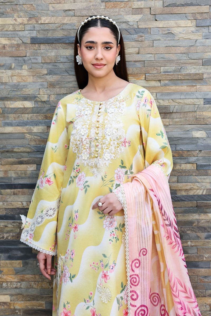 Embroidered Lawn Unstitched Suit thumbnail
