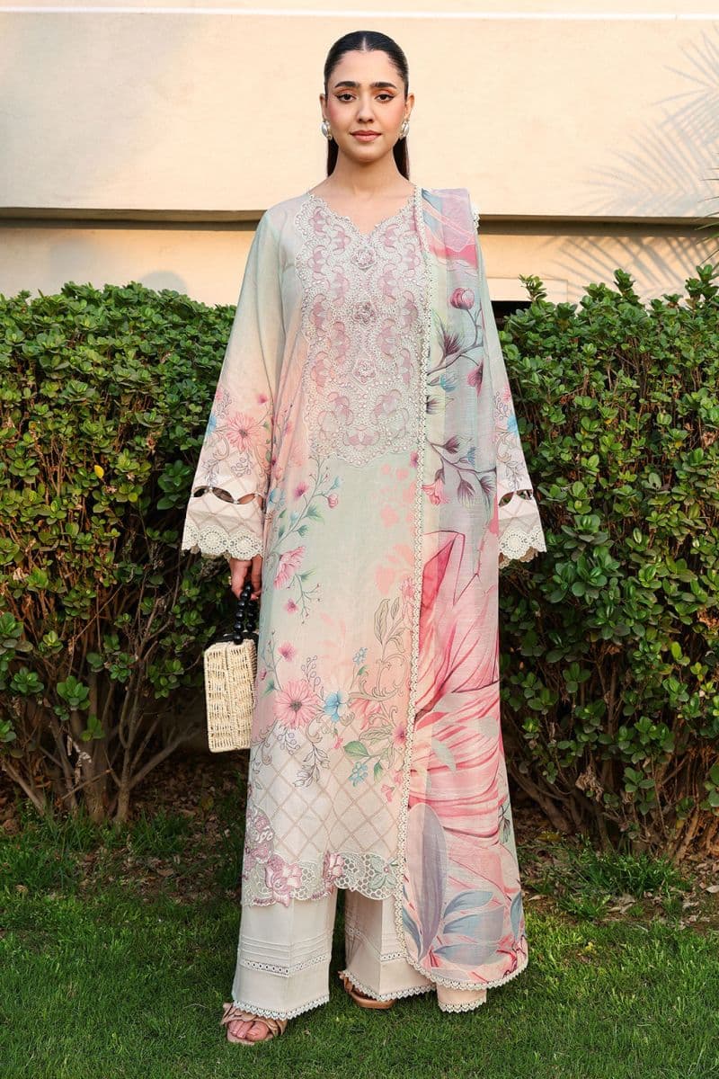 Embroidered Lawn Unstitched Suit thumbnail