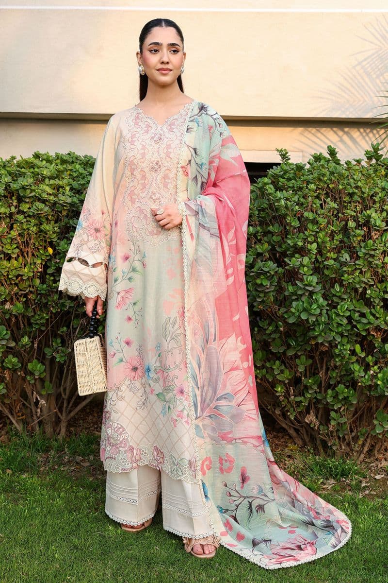 Embroidered Lawn Unstitched Suit thumbnail
