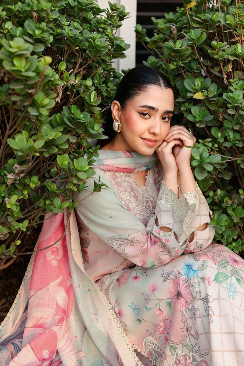 Embroidered Lawn Unstitched Suit thumbnail