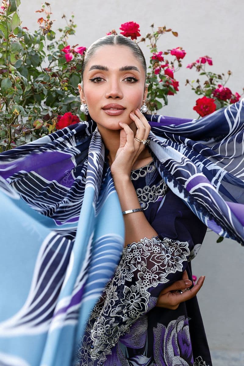 Embroidered Lawn Unstitched Suit thumbnail