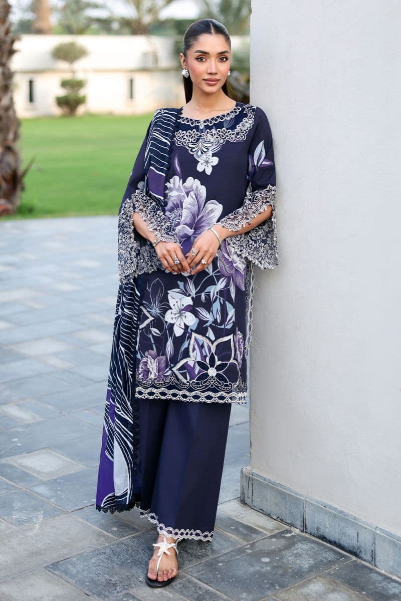 Embroidered Lawn Unstitched Suit thumbnail