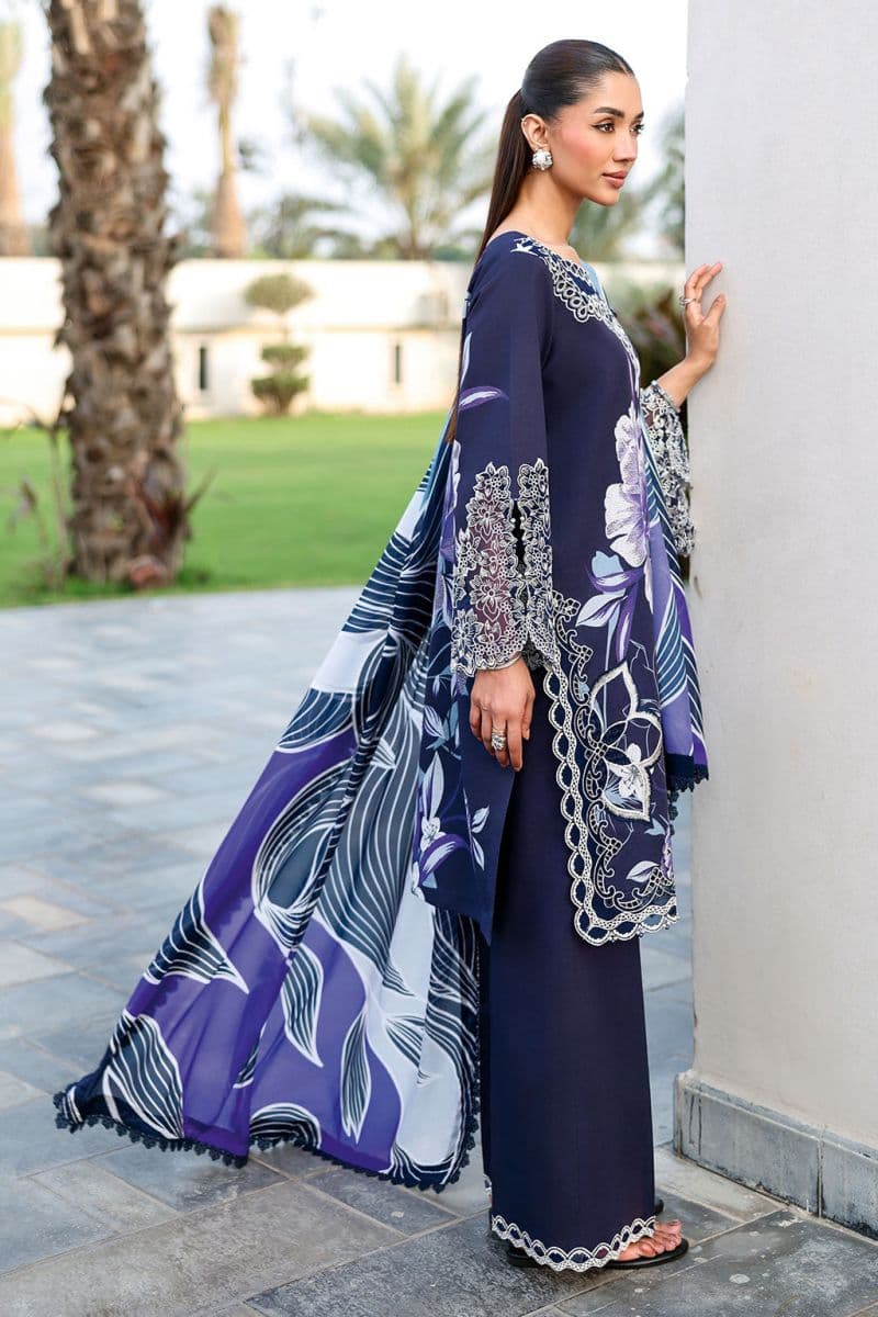 Embroidered Lawn Unstitched Suit thumbnail