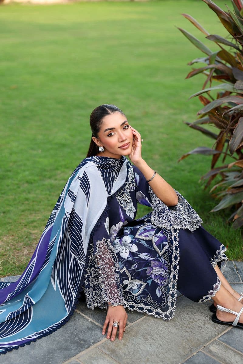 Embroidered Lawn Unstitched Suit thumbnail