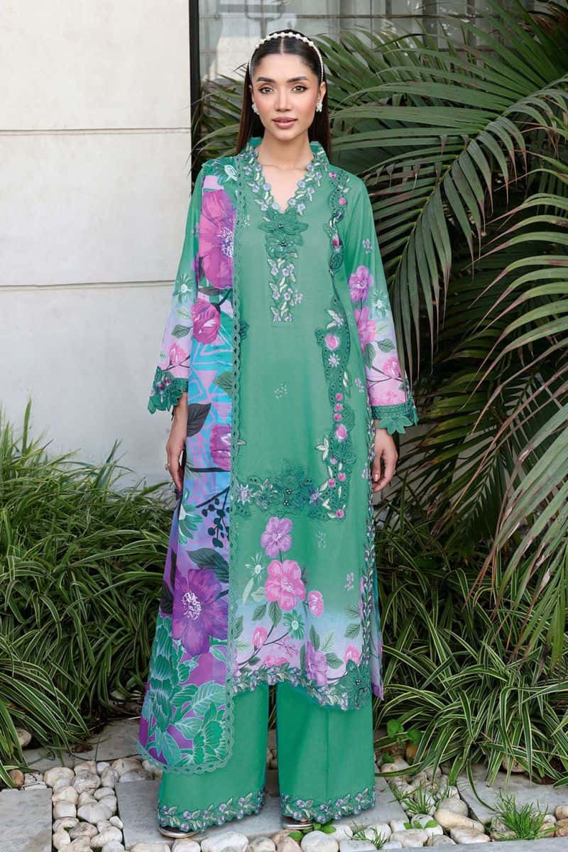 Embroidered Lawn Unstitched Suit