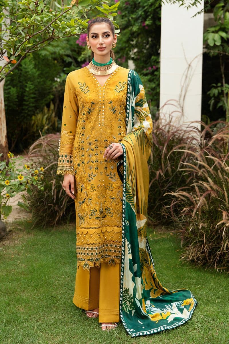 Embroidered Lawn Unstitched Suit thumbnail